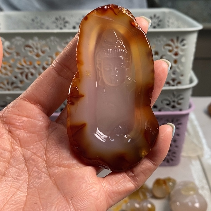 玛瑙/玉髓吊坠(不含链)未镶嵌