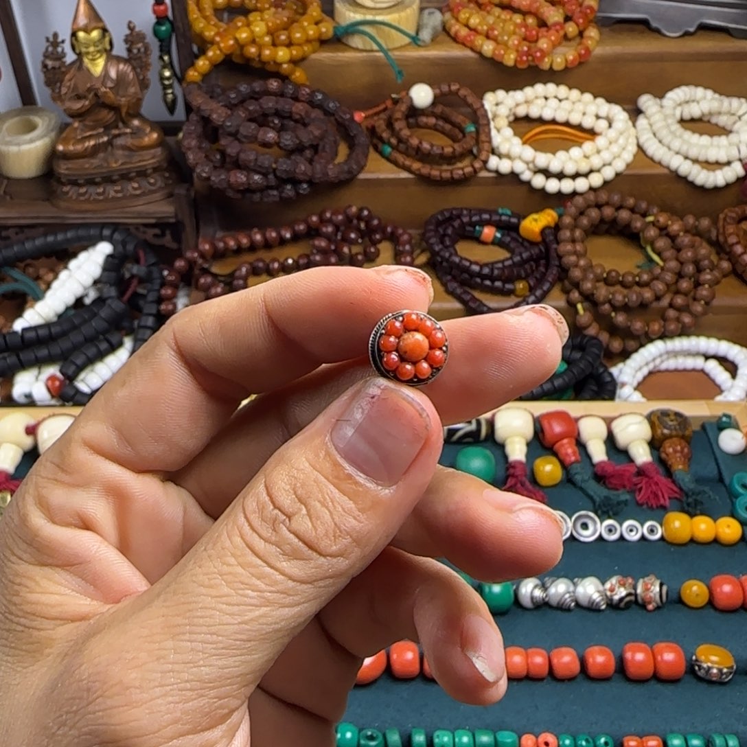 大***子贝壳手串/手链竹子与树叶之间形成