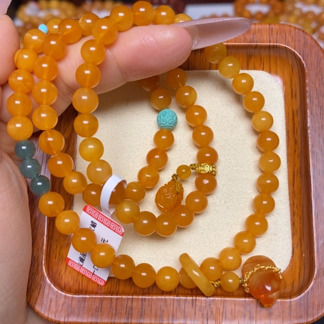 【闪购商品】蜜蜡手链未镶嵌手串