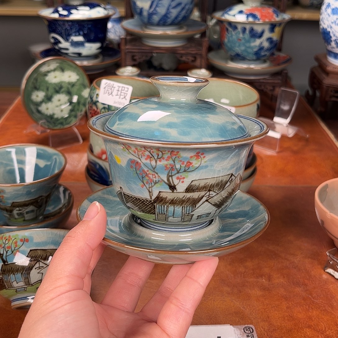 杯盖碗景德镇陶瓷
