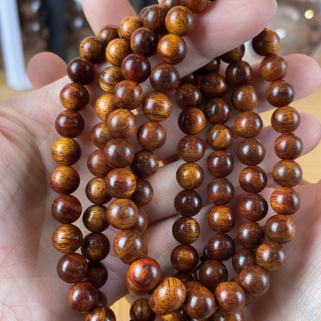 手串/手链黄花梨/降香黄檀08/108收官瘤疤芝麻点