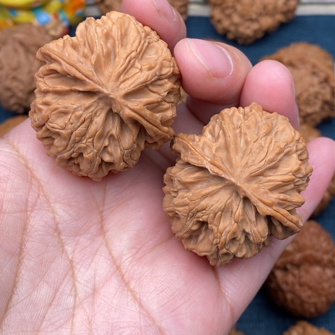 文玩核桃把件38全品苹果