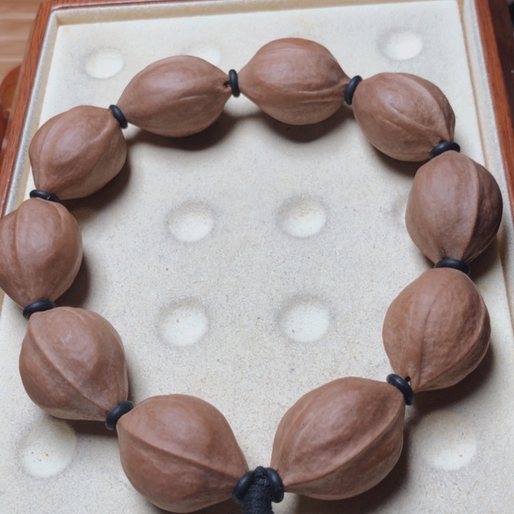 橄榄核手串梅林铁19 X28