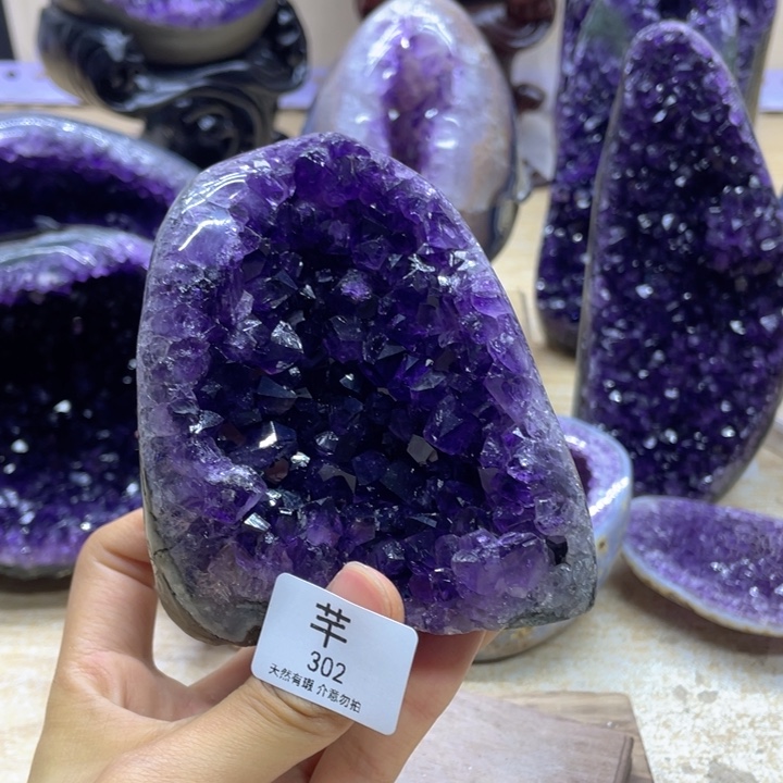 未镶嵌珠宝半成品紫晶