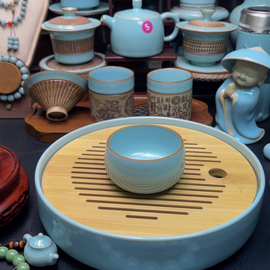 【闪购商品】摆件瓷河南原产地汝瓷茶器专场，一个杯