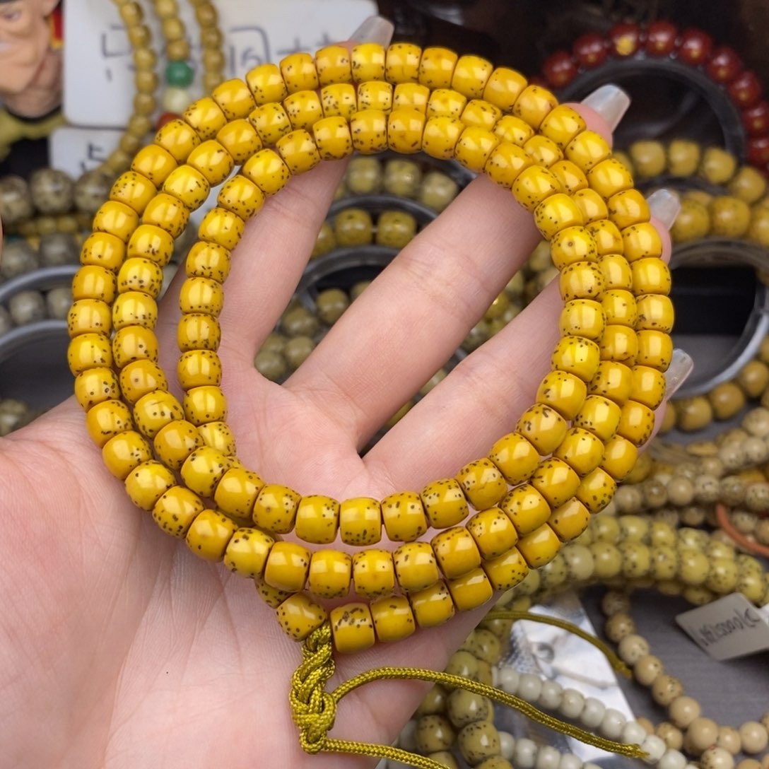 星月菩提吊坠十*6x7河豚108