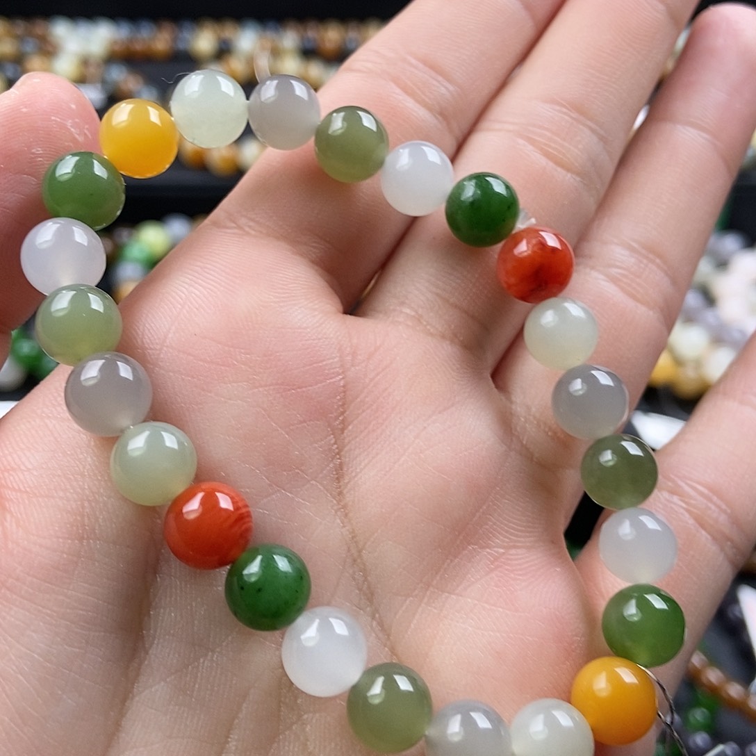 和田玉未镶嵌手链