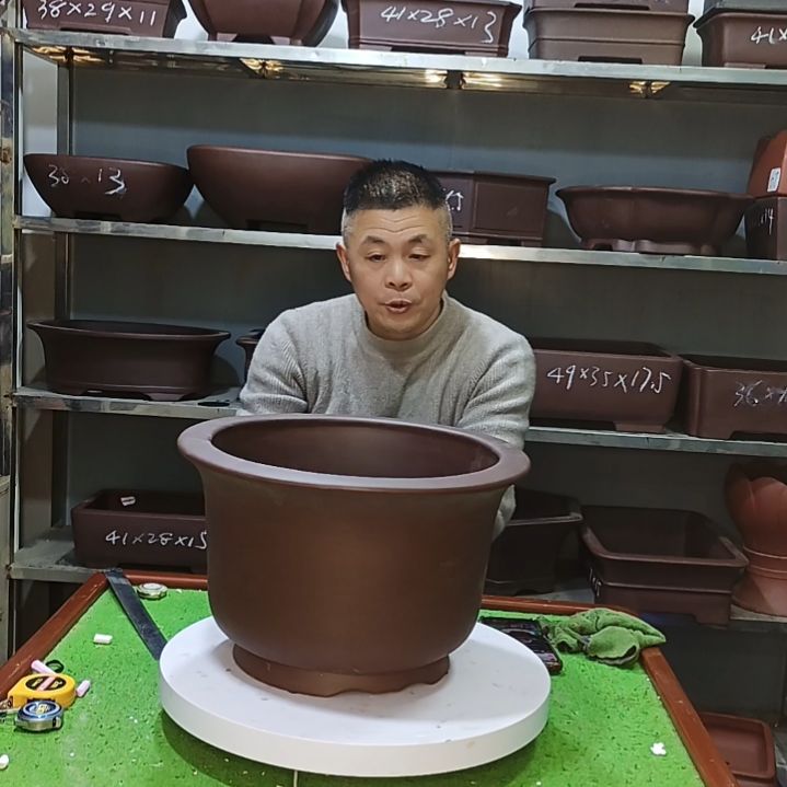 宜兴紫砂花盆花盆