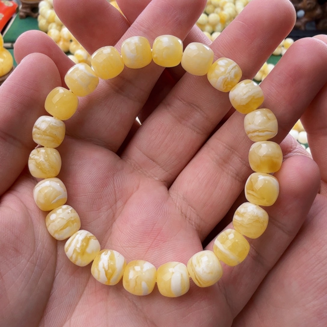 琥珀裸石未镶嵌天然蜜蜡9.5m