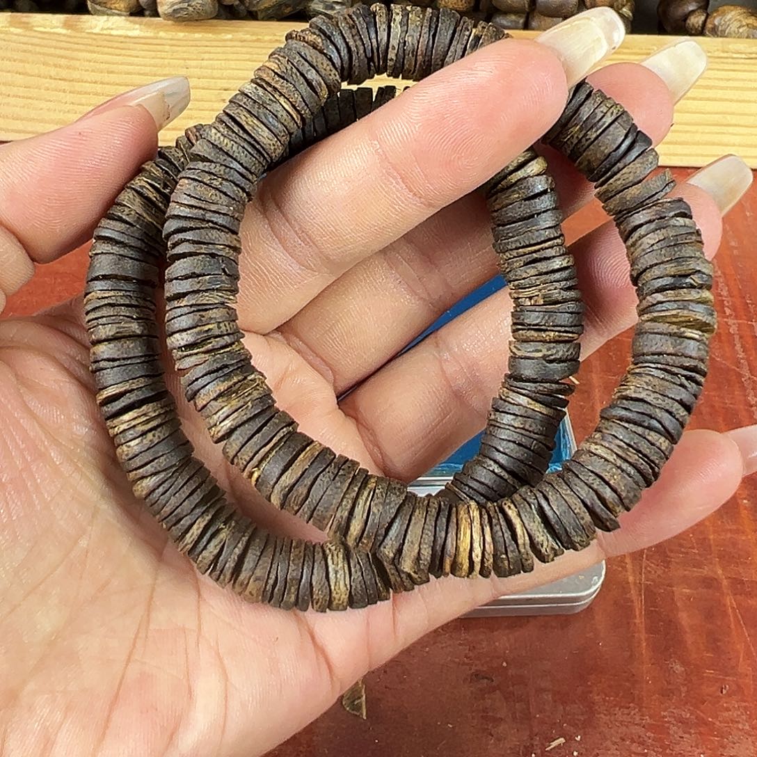 沉香沉香碎屑卡10金钱片沉水13g张勺子