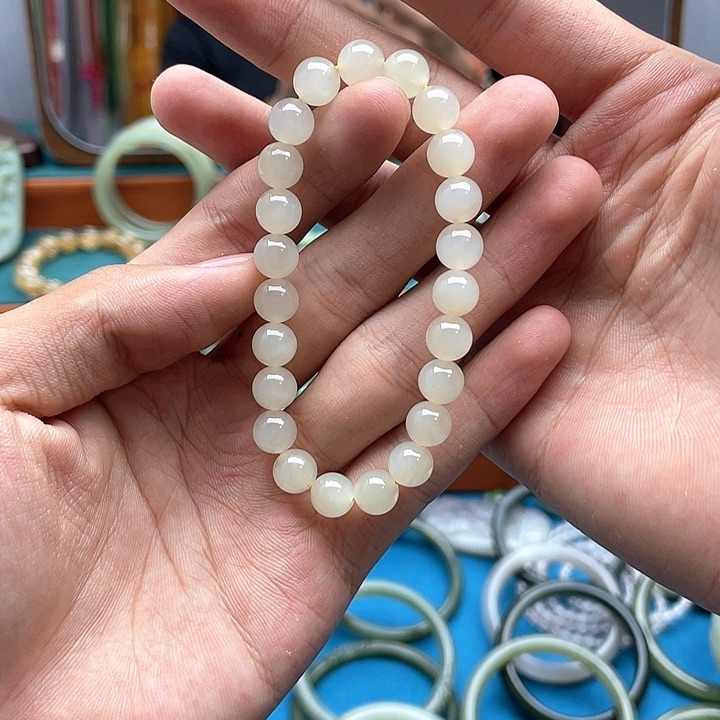 手链未镶嵌和田玉4*