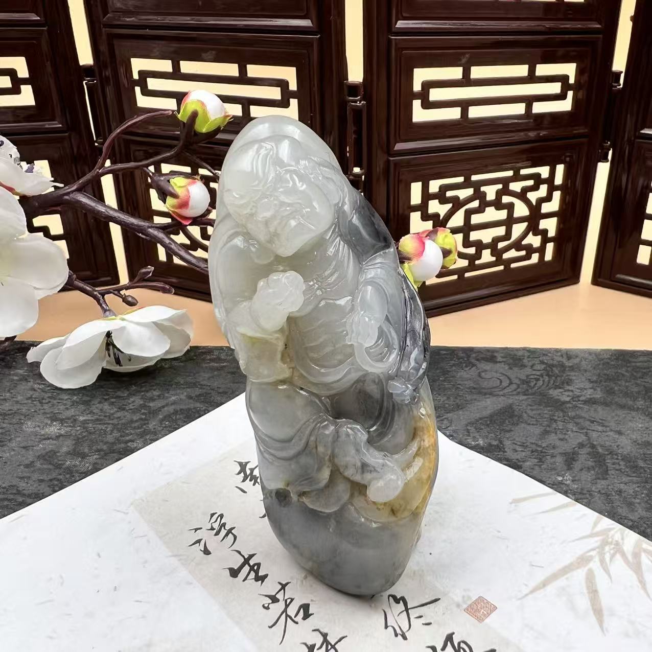 A904 和田玉手把件 MN741401273