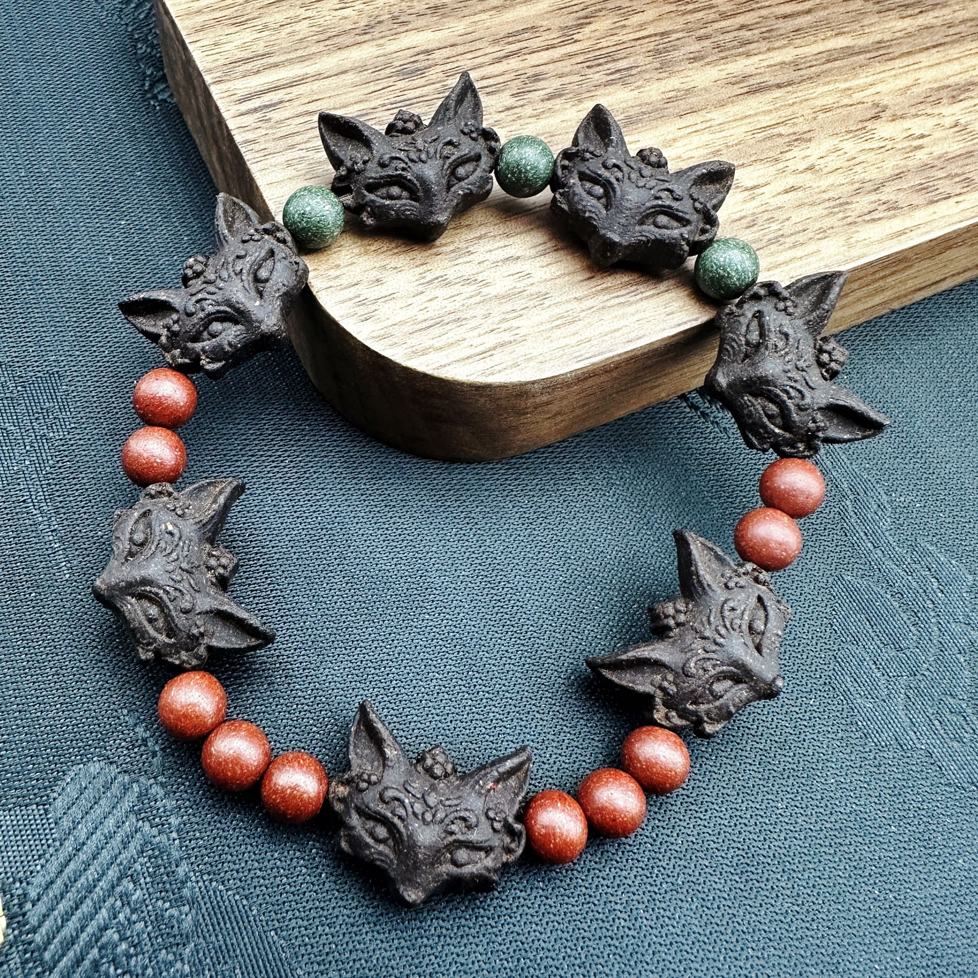 归元凝神凤九狐狸单圈薰衣草香