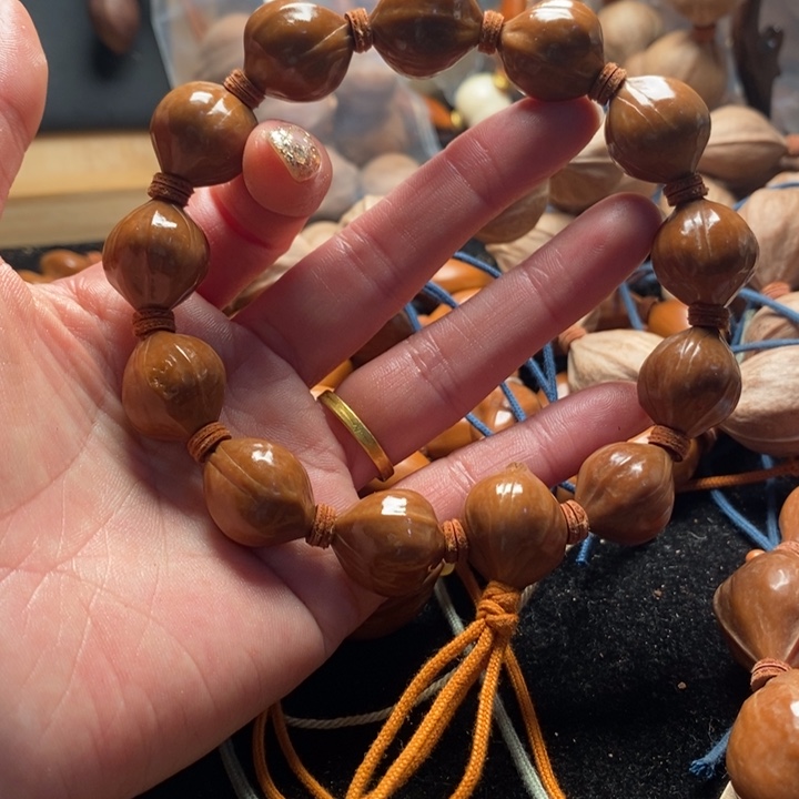 手串/手链橄榄核蜜桃十三颗