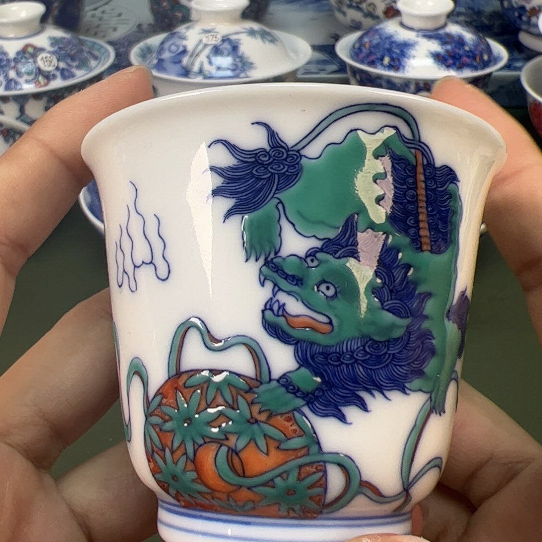 木木景德镇纯手绘茶具100