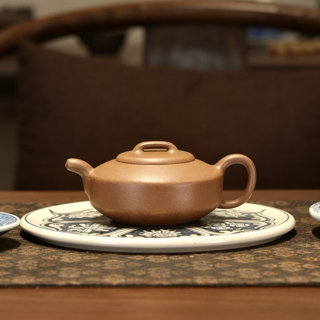唐门三杰之一唐彬杰高徒赵珈代表作段泥款《扁石》紫砂壶全手工手制