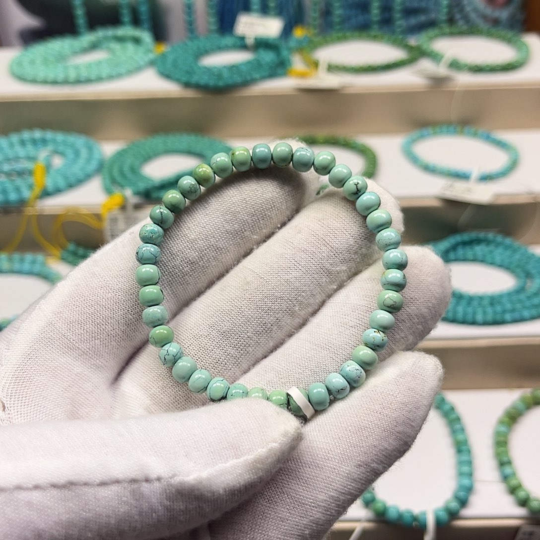 未镶嵌绿松石手链