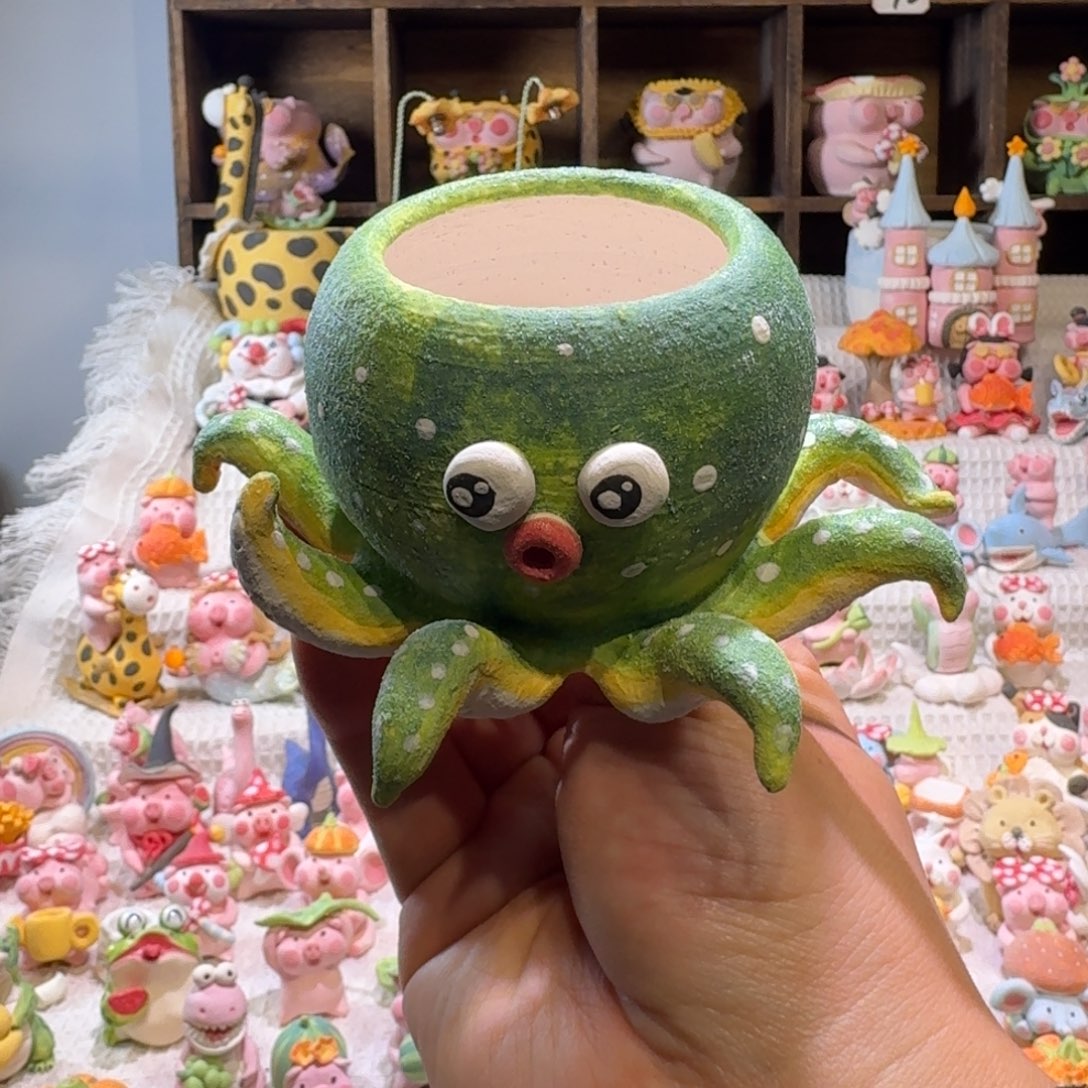 厂家直销手工花盆摆件