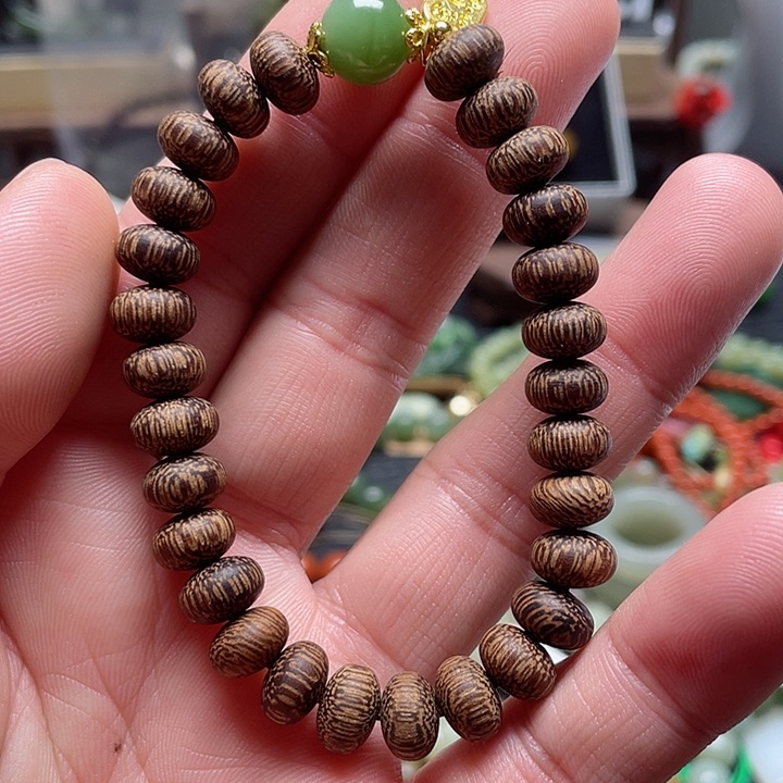 和田玉手串未镶嵌