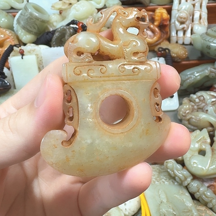 和田玉未镶嵌挂件用****1