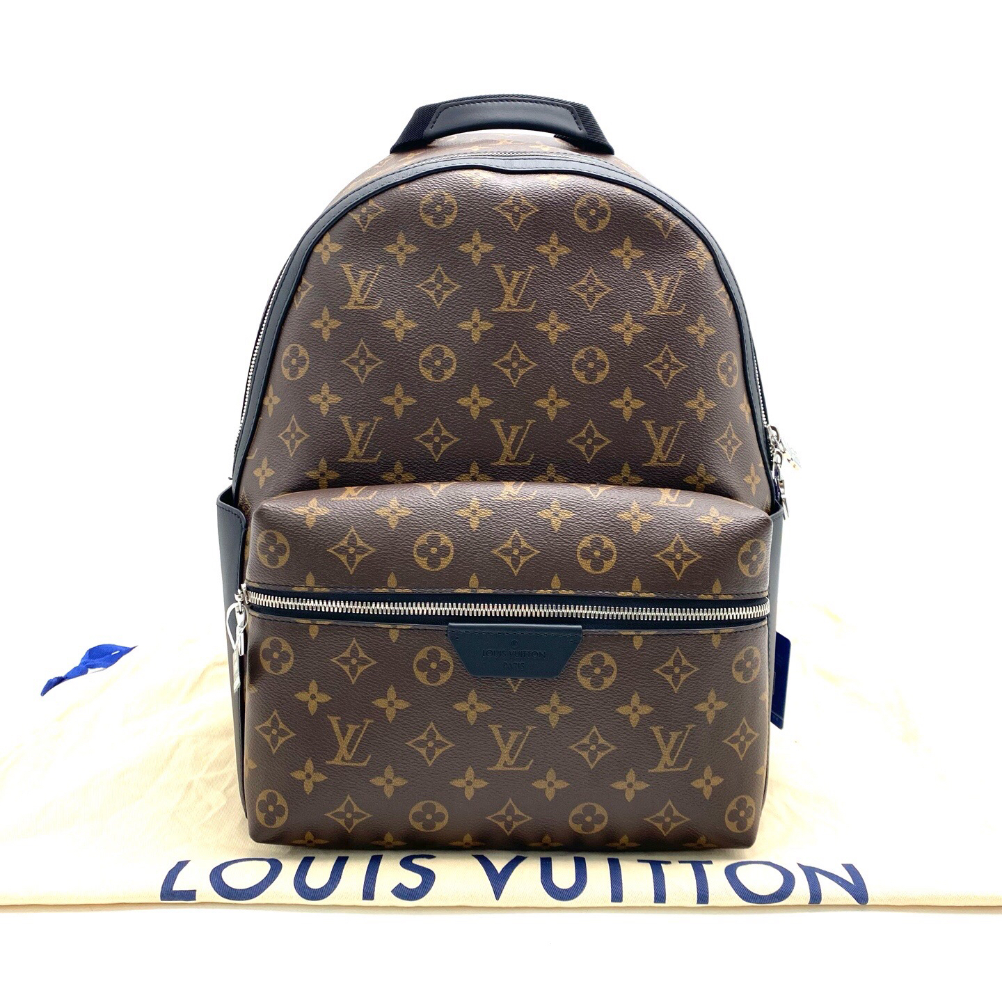 99新 LouisVuitton/路易威登  lv新款老花拼皮阿波罗双肩包 29/38