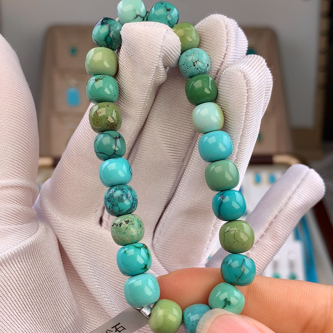 绿松石未镶嵌手链