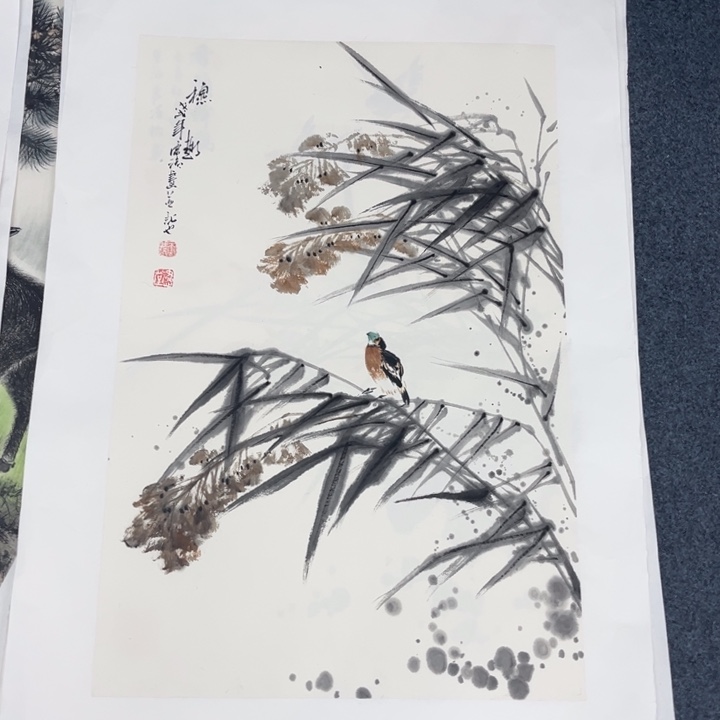 国画绘画手绘作品