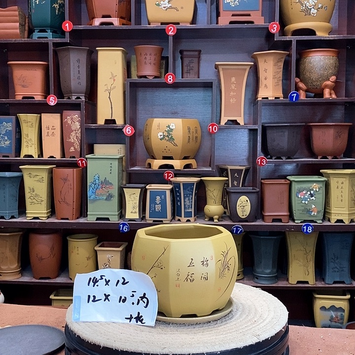 紫砂花盆紫砂花盆