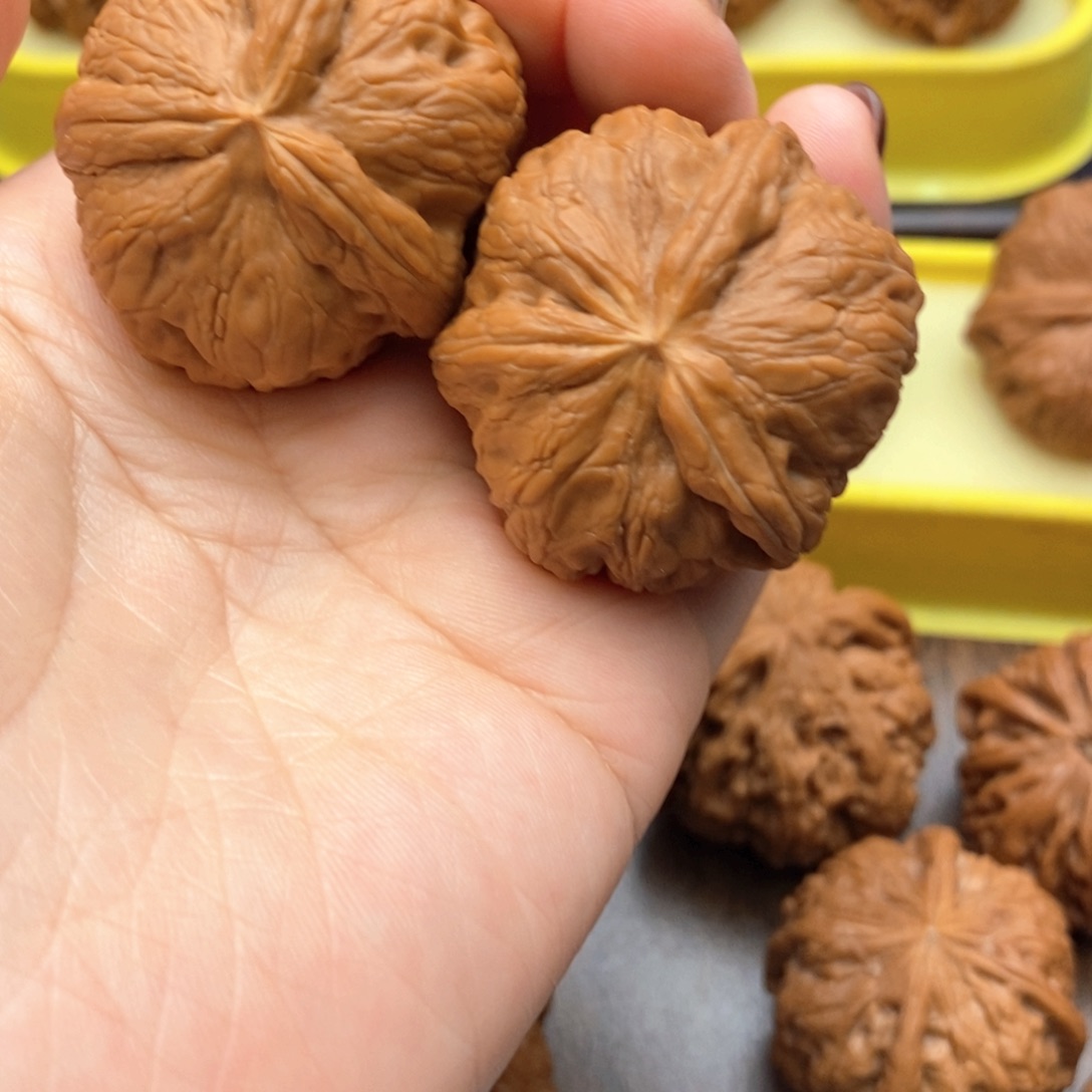 把件文玩核桃526号元宝三棱