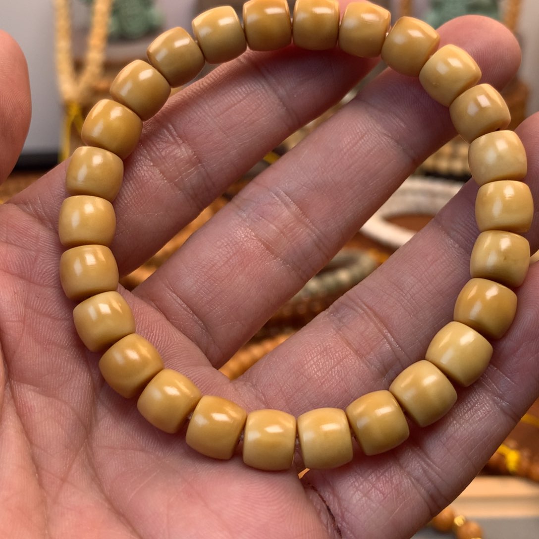 星月菩提吊坠坏*气9×8直切单圈