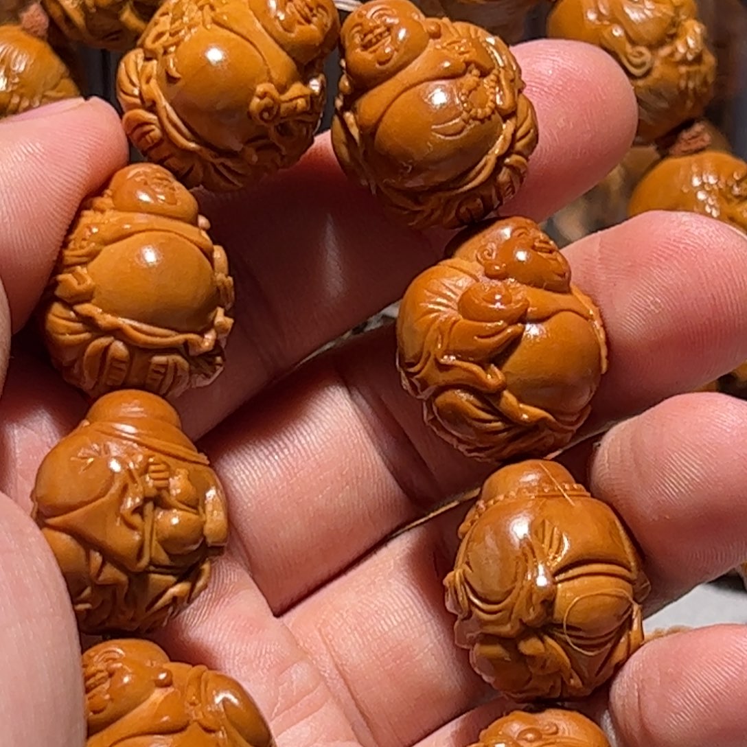 手串/手链橄榄核手工八宝弥勒