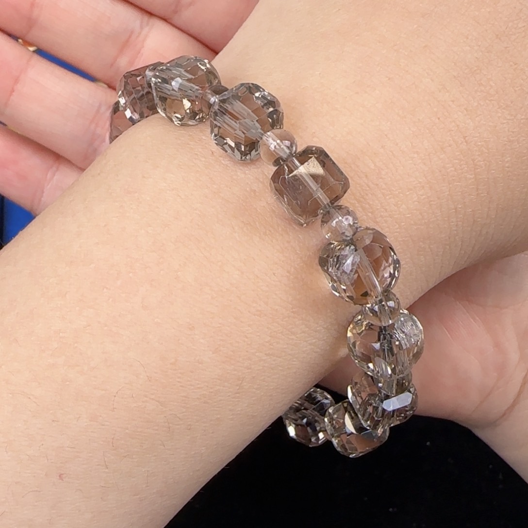 水晶手串未镶嵌小****＾