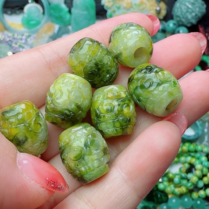 颈饰未镶嵌翡翠天然A货19