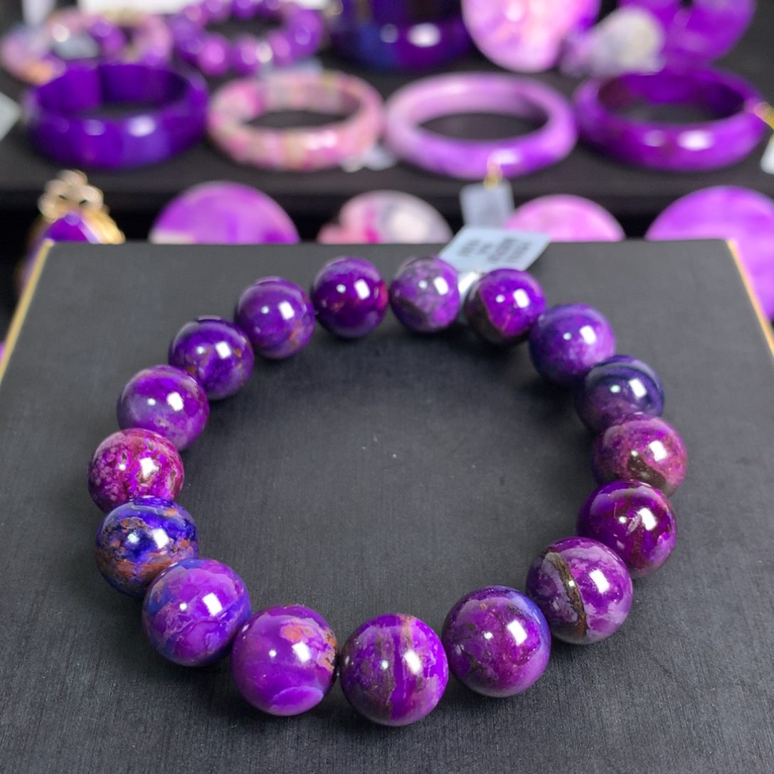 苏纪石（舒俱来）皇家紫手串12➕未镶嵌