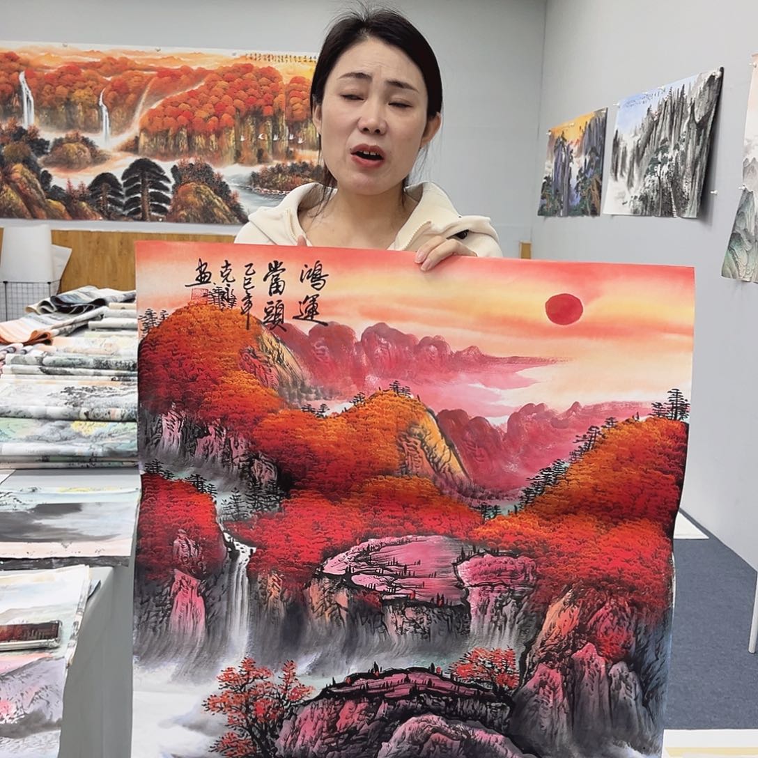 国画国画纯手绘作品