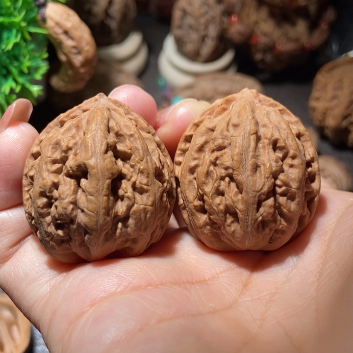 把件文玩核桃东北楸子小雪201