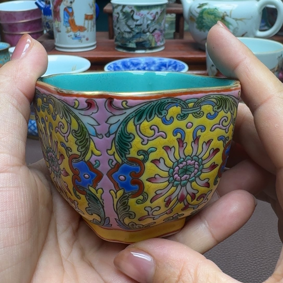 瓷片景德镇仿古手工制作精品展示