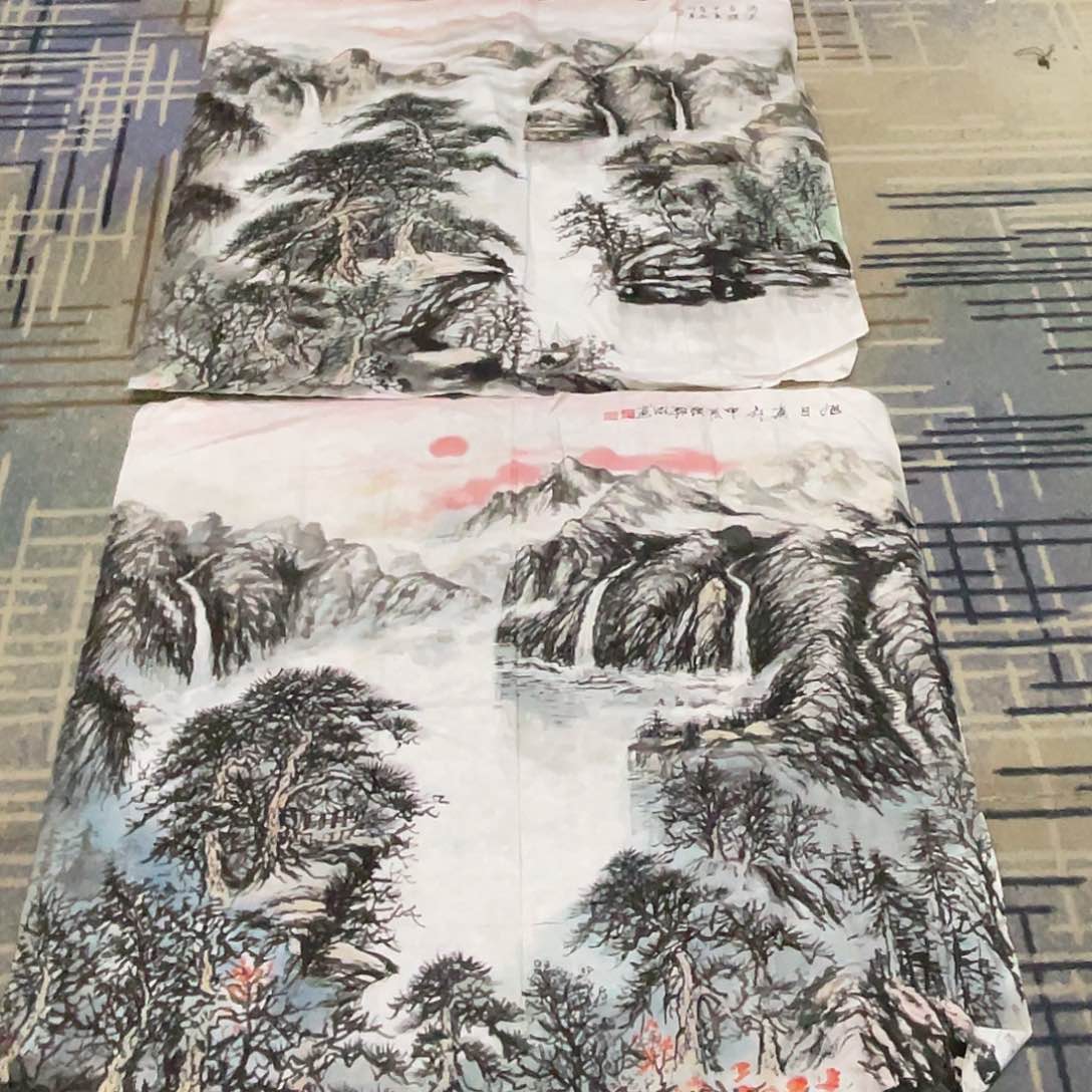 国画大斗方作品山水11111