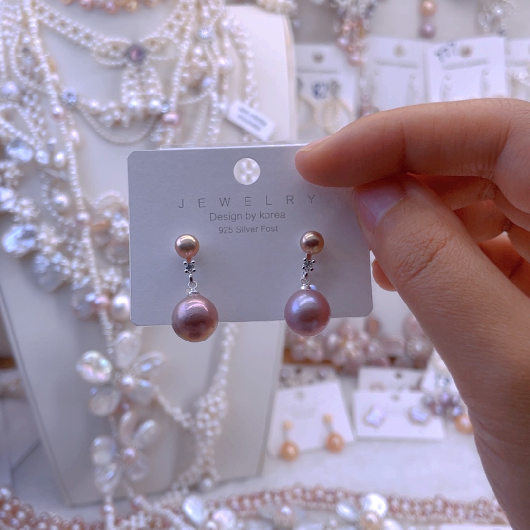 未镶嵌耳饰淡水珍珠