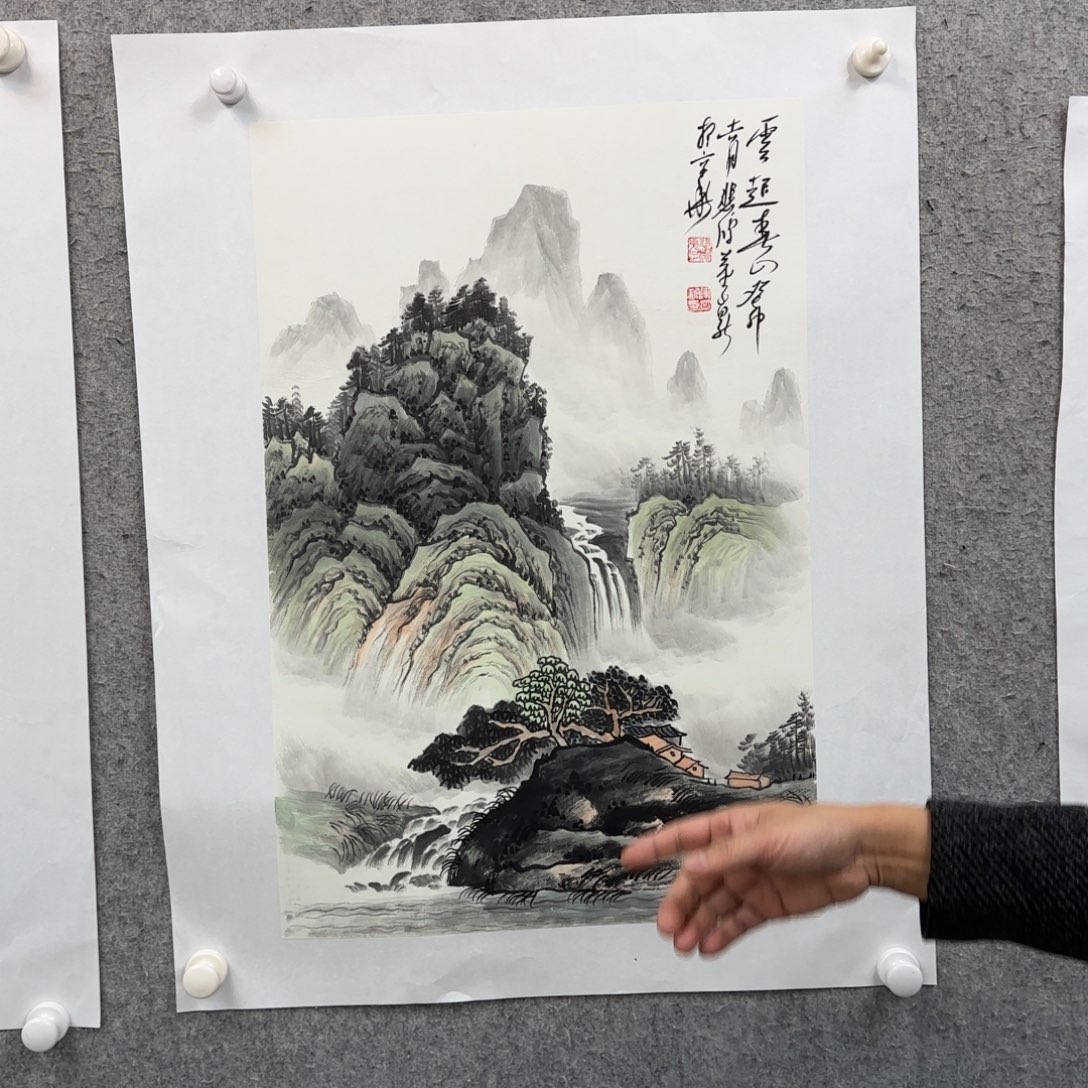 书法作品多次参加