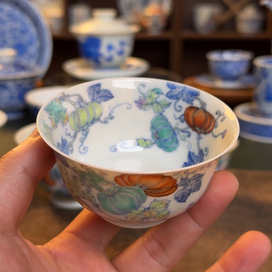 姵*纯手工手绘陶瓷茶具