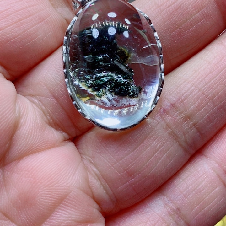 水晶戒指未镶嵌如*水晶