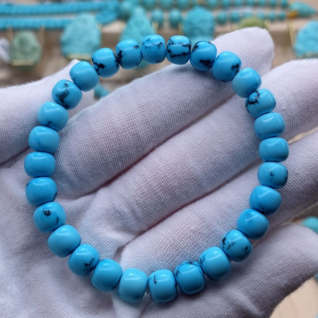 绿松石珠宝奇石未镶嵌