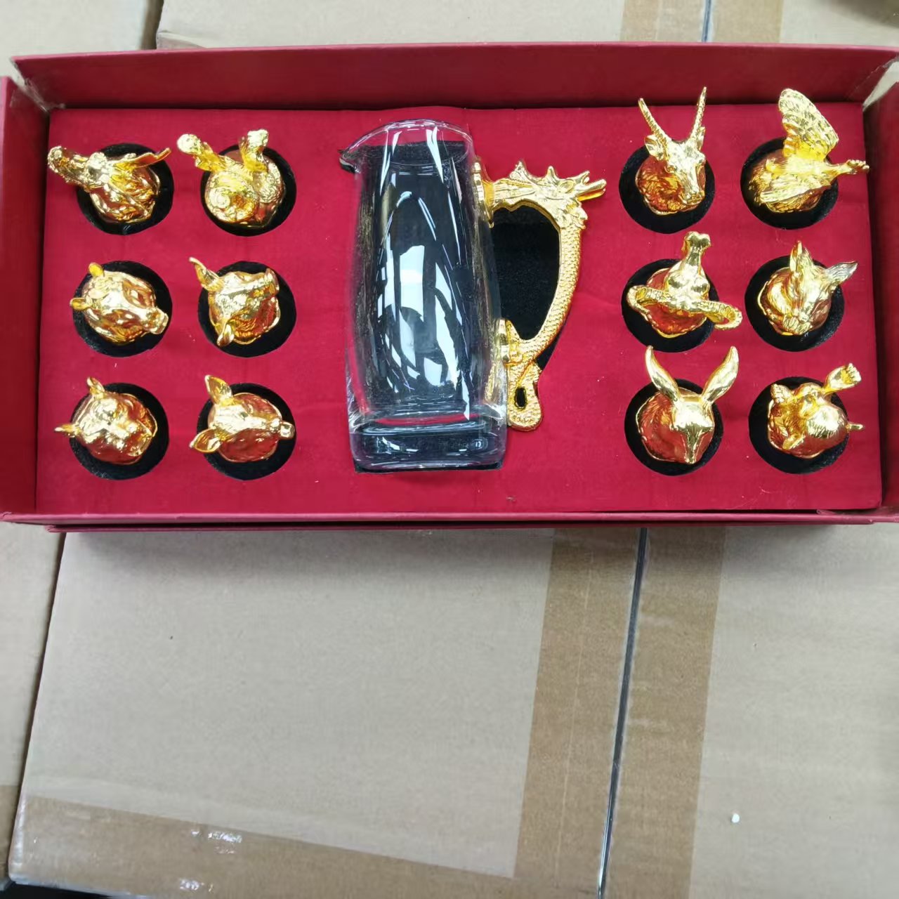 中式烈酒杯迷你款酒杯镜面纯色礼盒小清新高档c