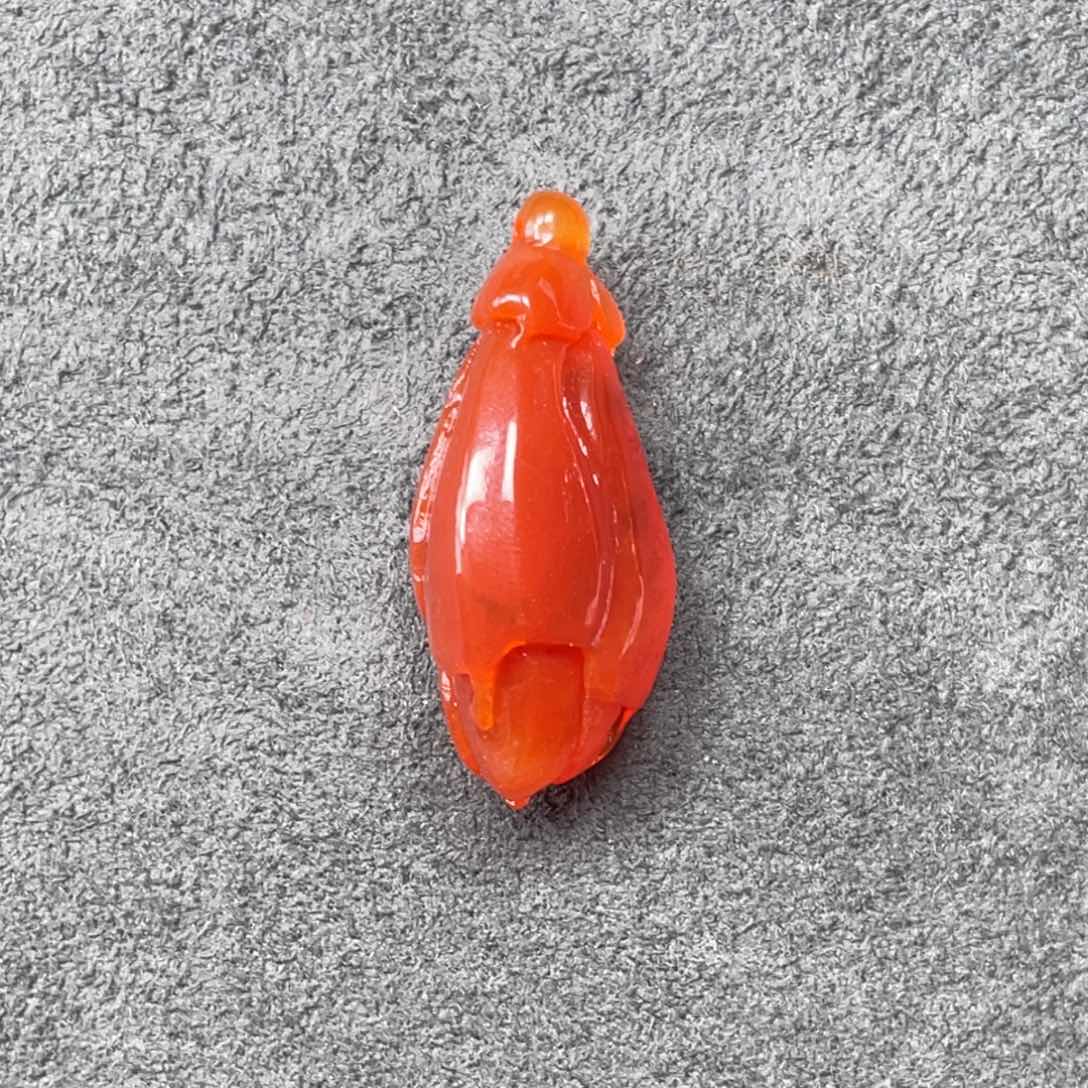 南红玛瑙玉兰花未镶嵌