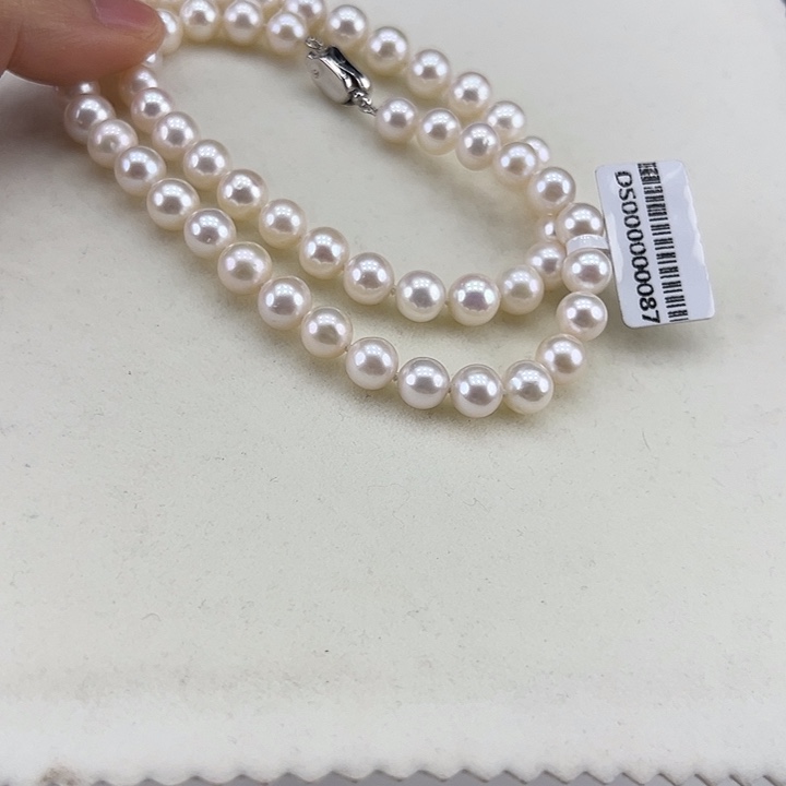 淡水珍珠银S925镶嵌颈饰➕8高品极光炫彩