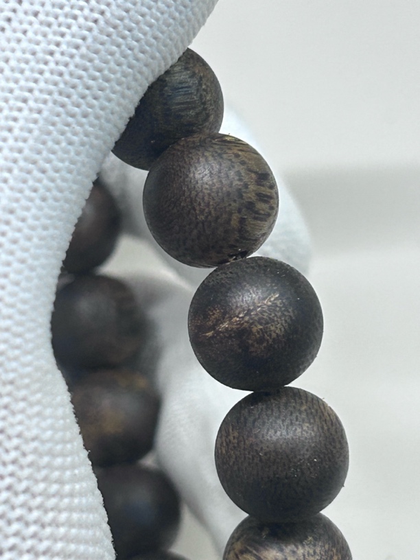 奇楠沉香圆珠1.2尺寸14克