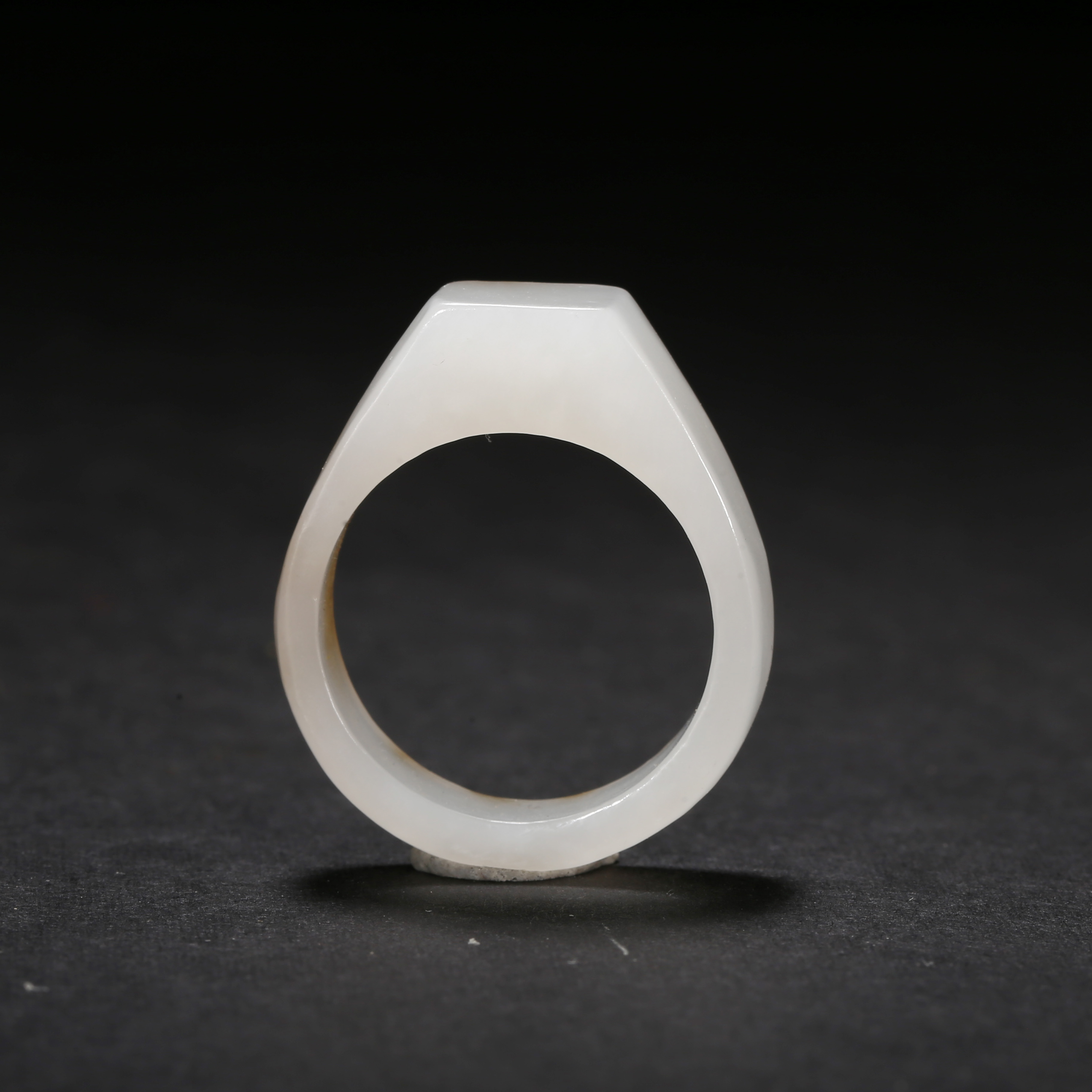 清代*玉指环/23ALJ4201/和田玉【北京文博】