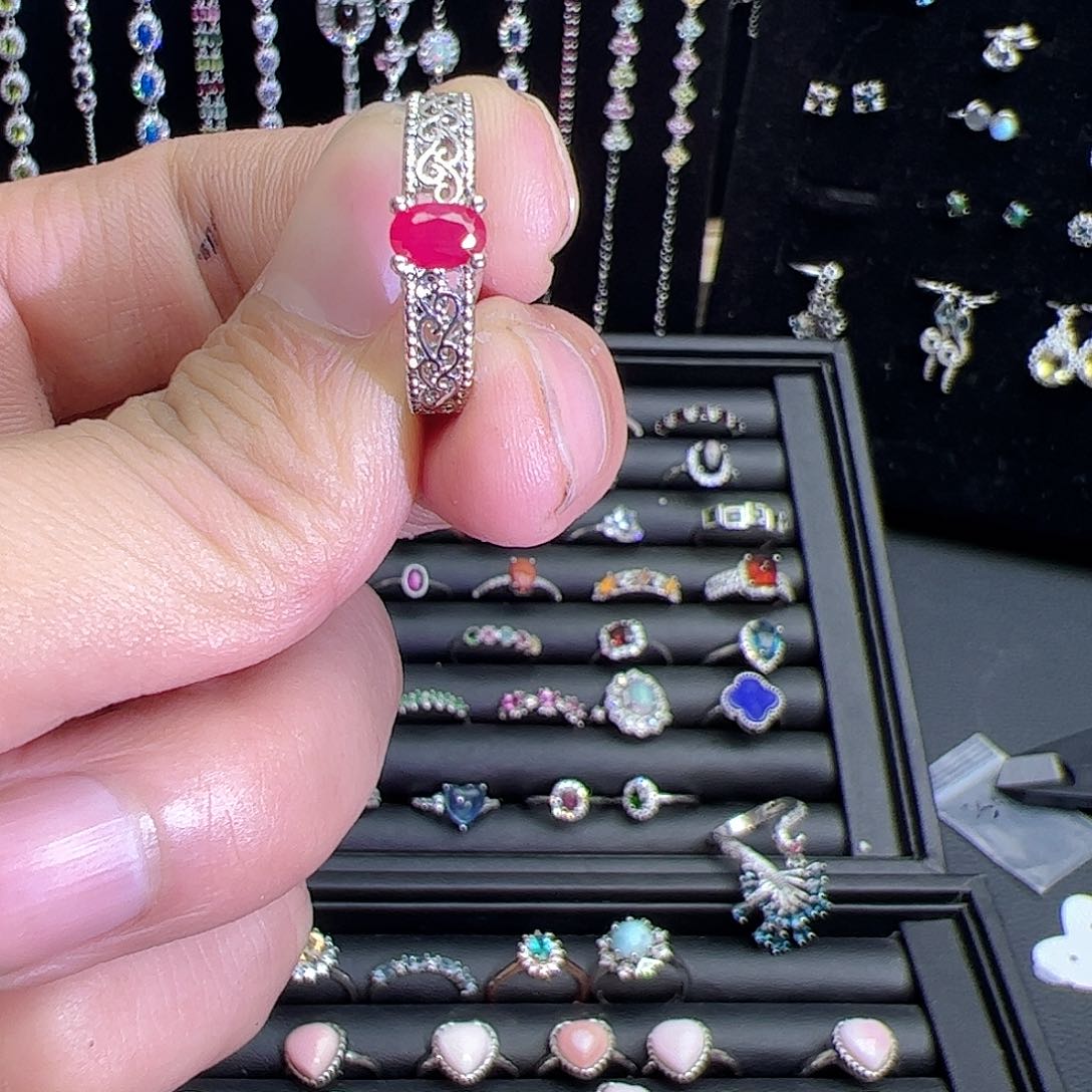 紫晶珠宝半成品未镶嵌