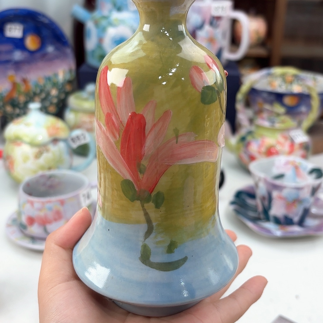 景德镇手绘高温釉下彩陶瓷茶具